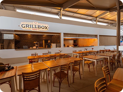 Grillbox, espaço de restauração do Brizz